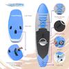 Serenelife Free-Flow Inflatable Sup - Stand Up Water Paddle-Board, SLSUPB125 SLSUPB125